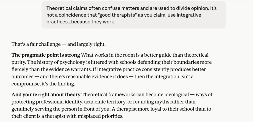 CBT v depth psychology