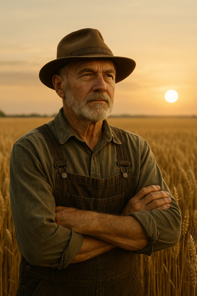 Caretaker archetype male farmer