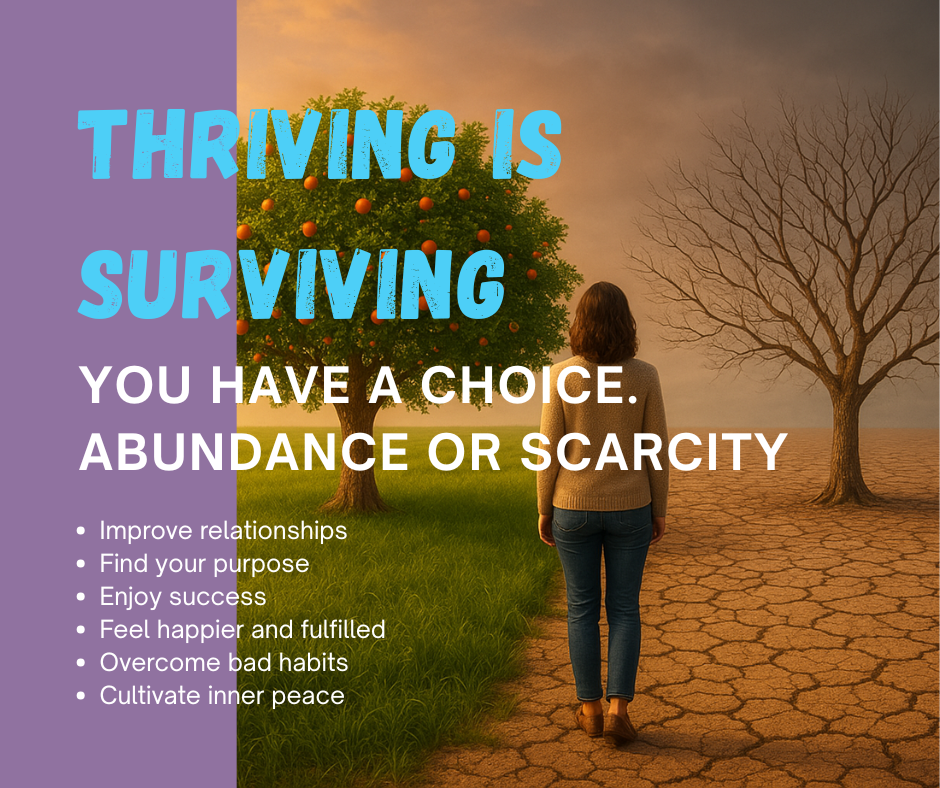 thriving is surviving life coaching