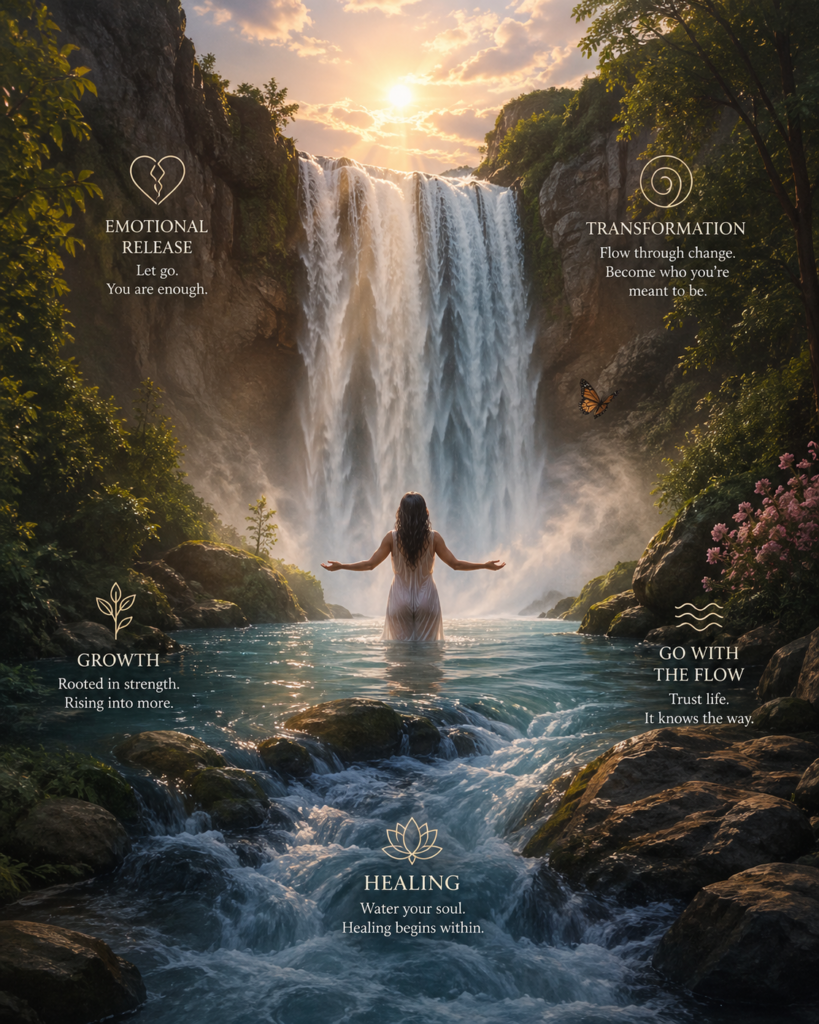 Symbolic meaning of waterfall